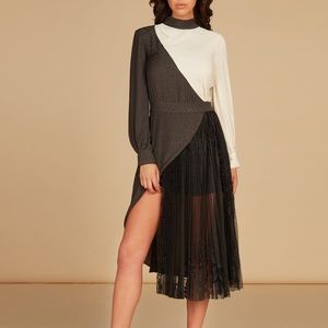 Ladaire Open Back Midi Dress